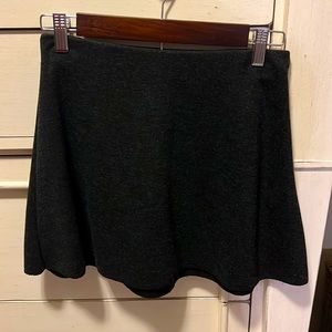 Charcoal grey skater skirt